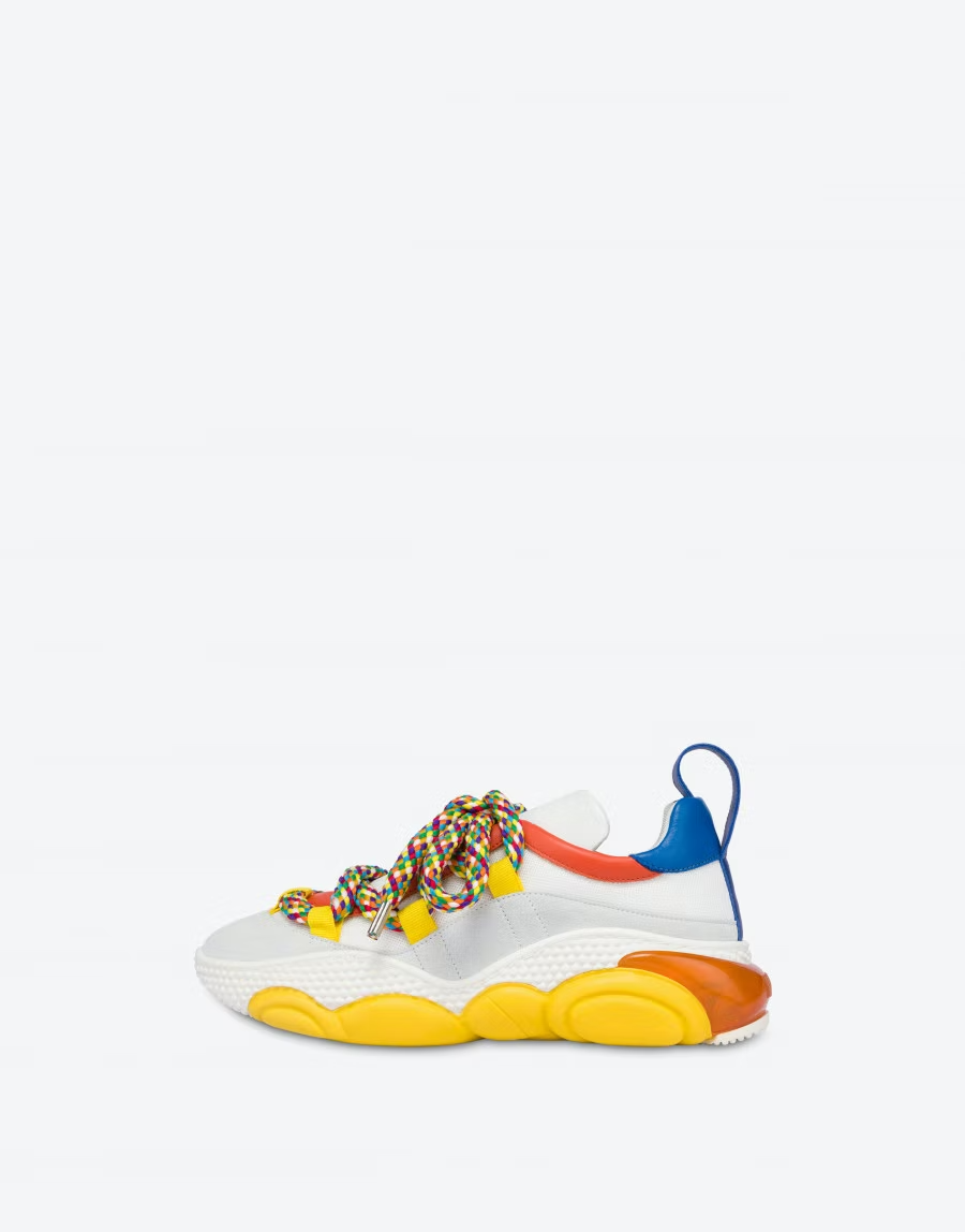  Giày Moschino Nam Bubble Teddy Shoes 'White' 