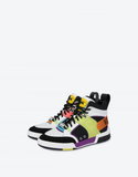  Giày Moschino Nam Streetball High 'Black' 