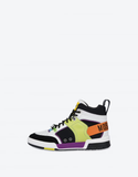  Giày Moschino Nam Streetball High 'Black' 