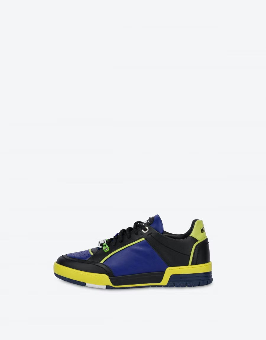  Giày Moschino Nam Streetball Sneakers 'Black' 