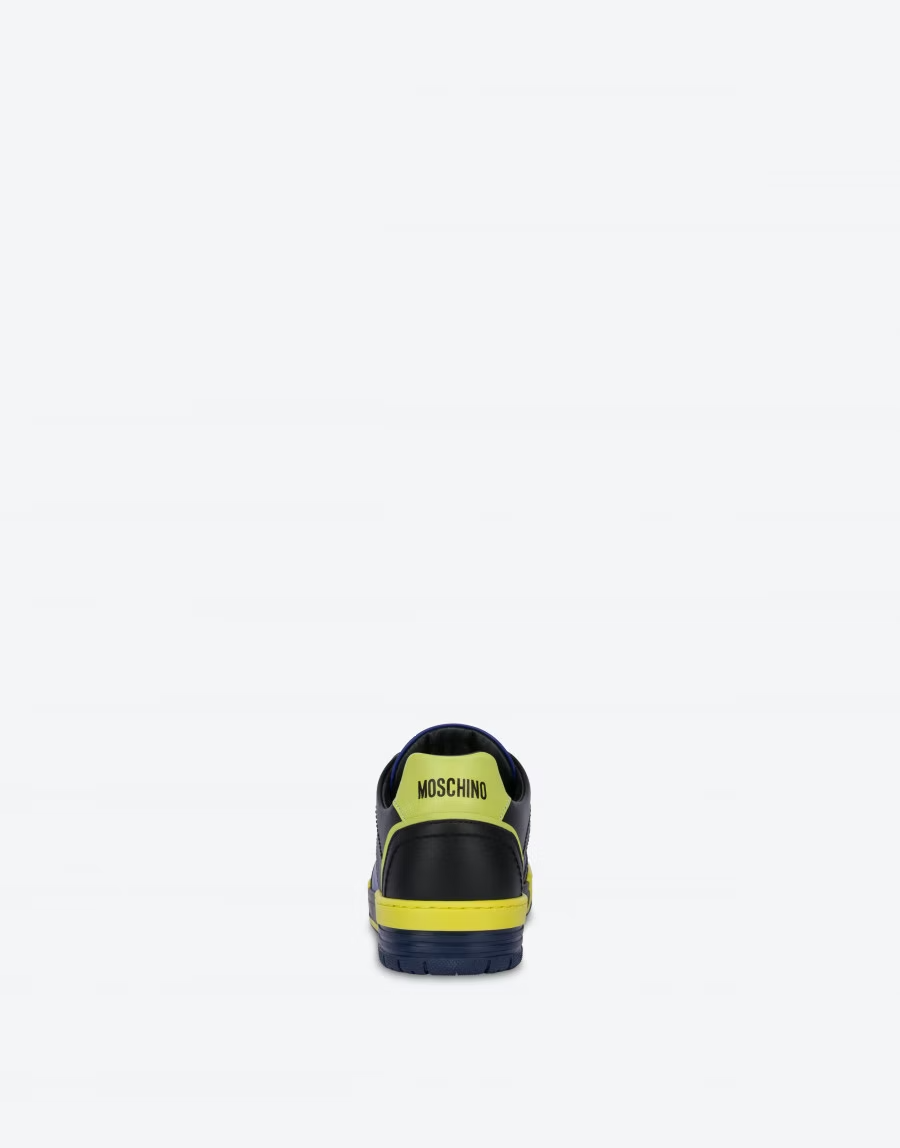  Giày Moschino Nam Streetball Sneakers 'Black' 