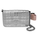  Túi Burberry Chain Strap Quilted Metallic Lola Bum Bag 'Silver' 