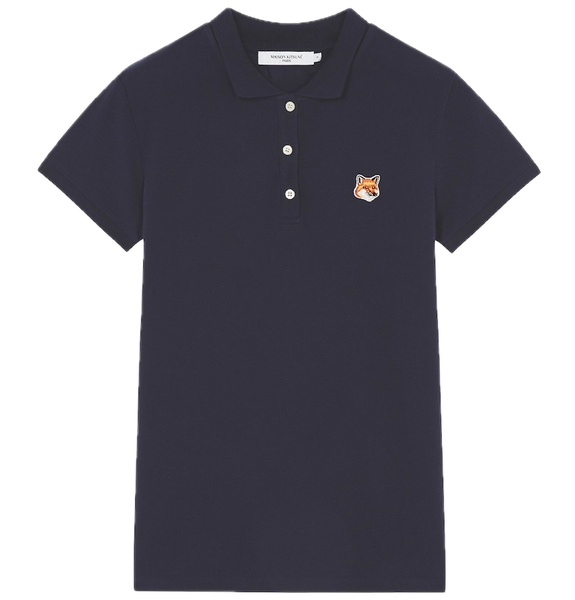  Áo Maison Kitsune Fox Head Patch Polo 'Navy' 