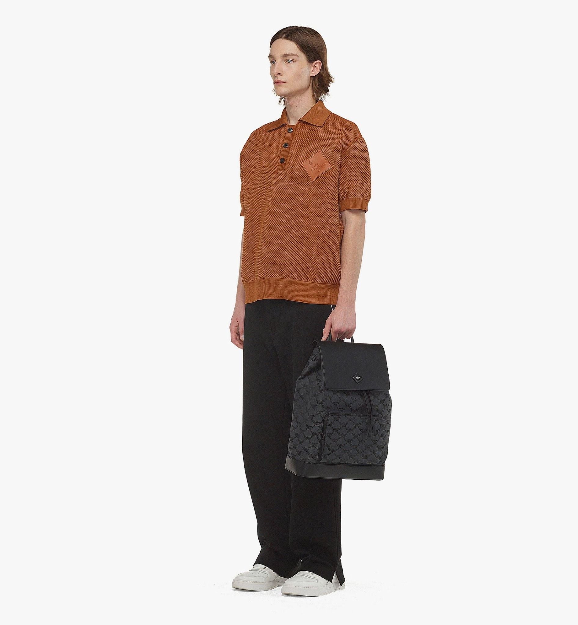  Balo Nam MCM Himmel Drawstring Backpack 'Grey' 