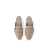  Dép Nữ Louis Vuitton LV Capri Open Back Loafers 'Grey' 