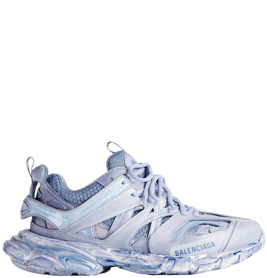 Balenciaga Track faded-blue sneakers