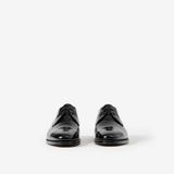  Giày Nam Burberry Patent Leather Derby Shoes 'Black' 