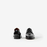  Giày Nam Burberry Patent Leather Derby Shoes 'Black' 