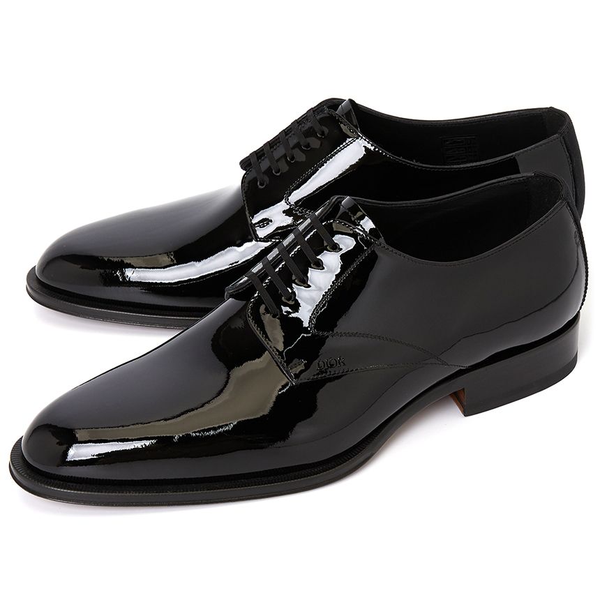 Giày Nam Dior Homme Timeless Derby Shoes Black 3DE305ZKC969  LUXITY