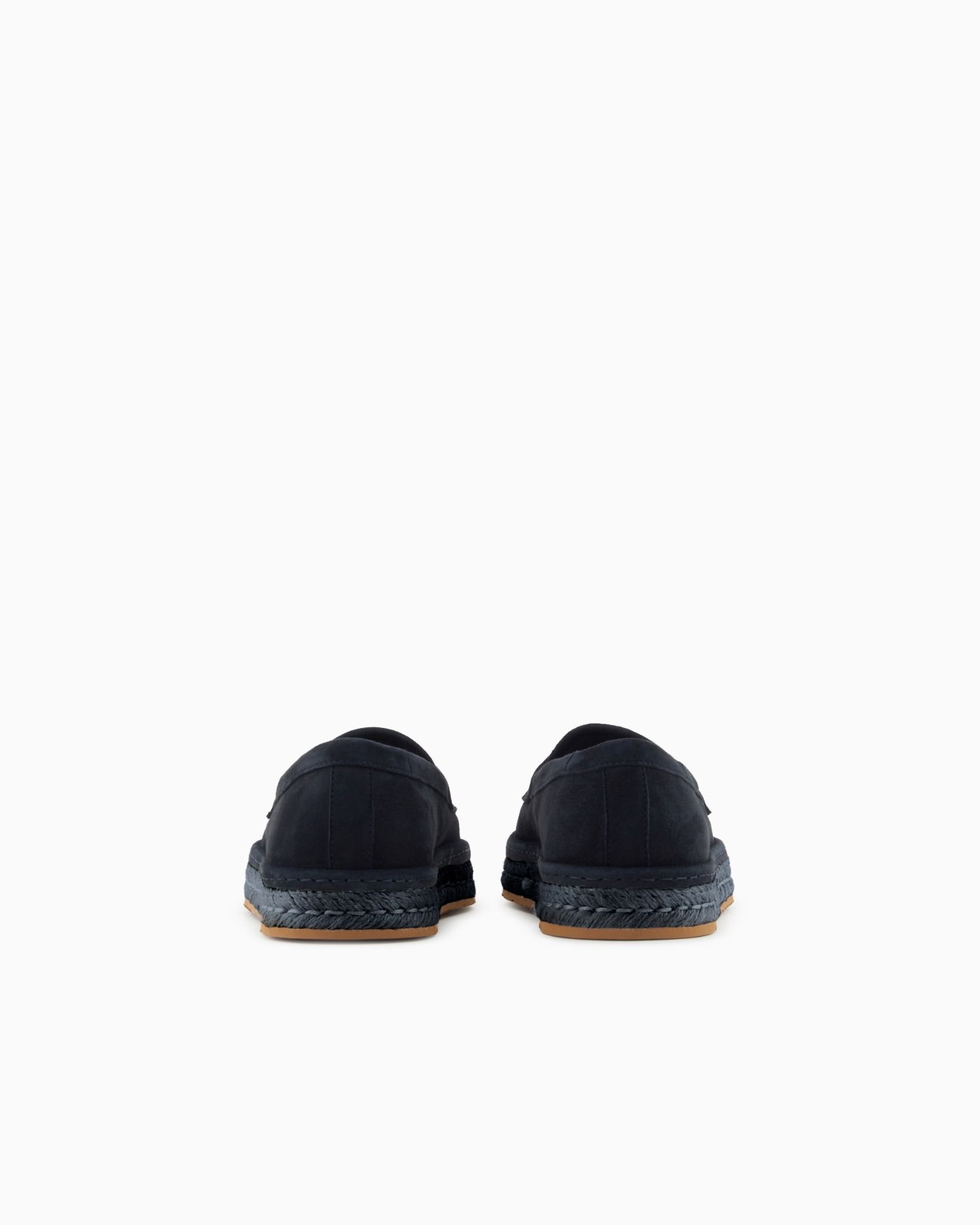  Giày Nam Giorgio Armani Suede Loafers 'Blue' 