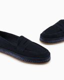  Giày Nam Giorgio Armani Suede Loafers 'Blue' 