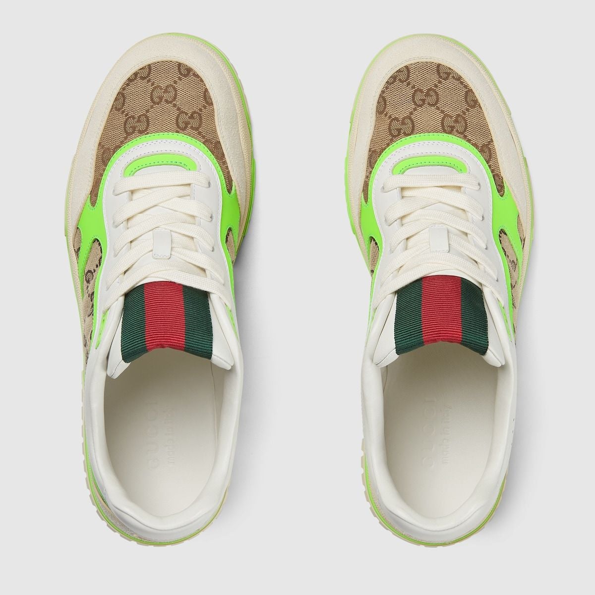  Giày Nam Gucci Re-web Sneaker 'Beige Ebony' 
