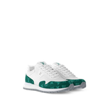  Giày Nam Louis Vuitton Run Away Trainers 'White Green' 