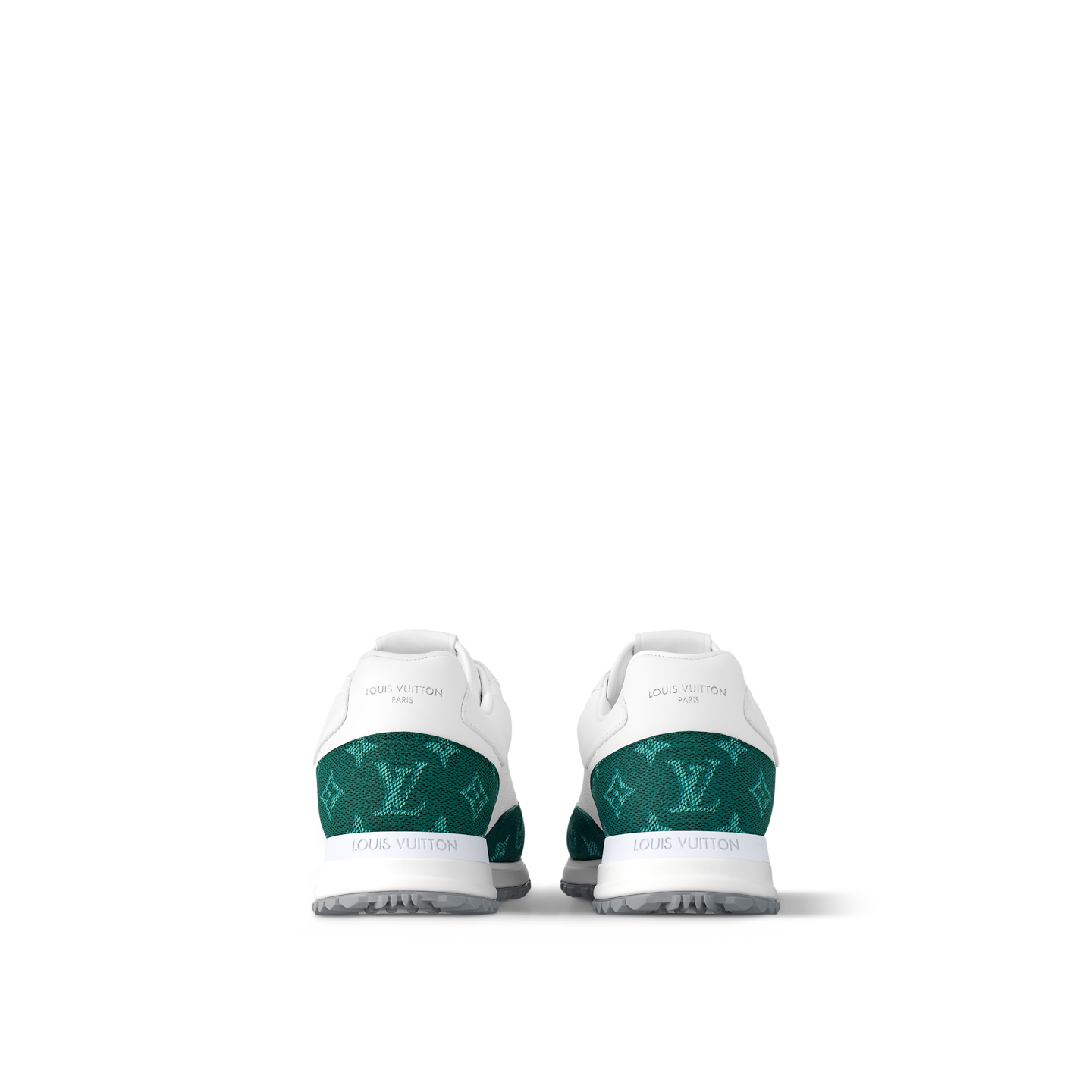  Giày Nam Louis Vuitton Run Away Trainers 'White Green' 