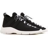  Giày Nam Prada Knit Fabric Sneakers 'Black' 
