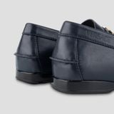 Giày Nam Versace Gold Logo Hardware 'Navy' 