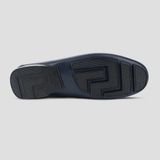  Giày Nam Versace Gold Logo Hardware 'Navy' 