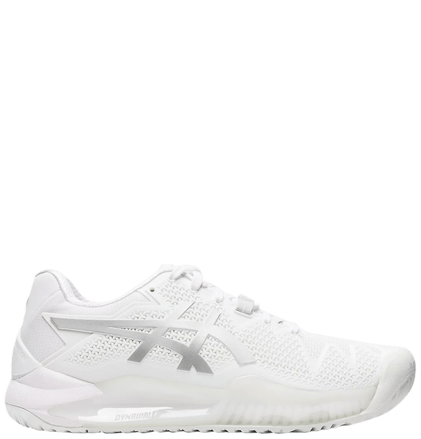  Giày Nữ Asics Gel Resolution 8 'White Pure Silver' 