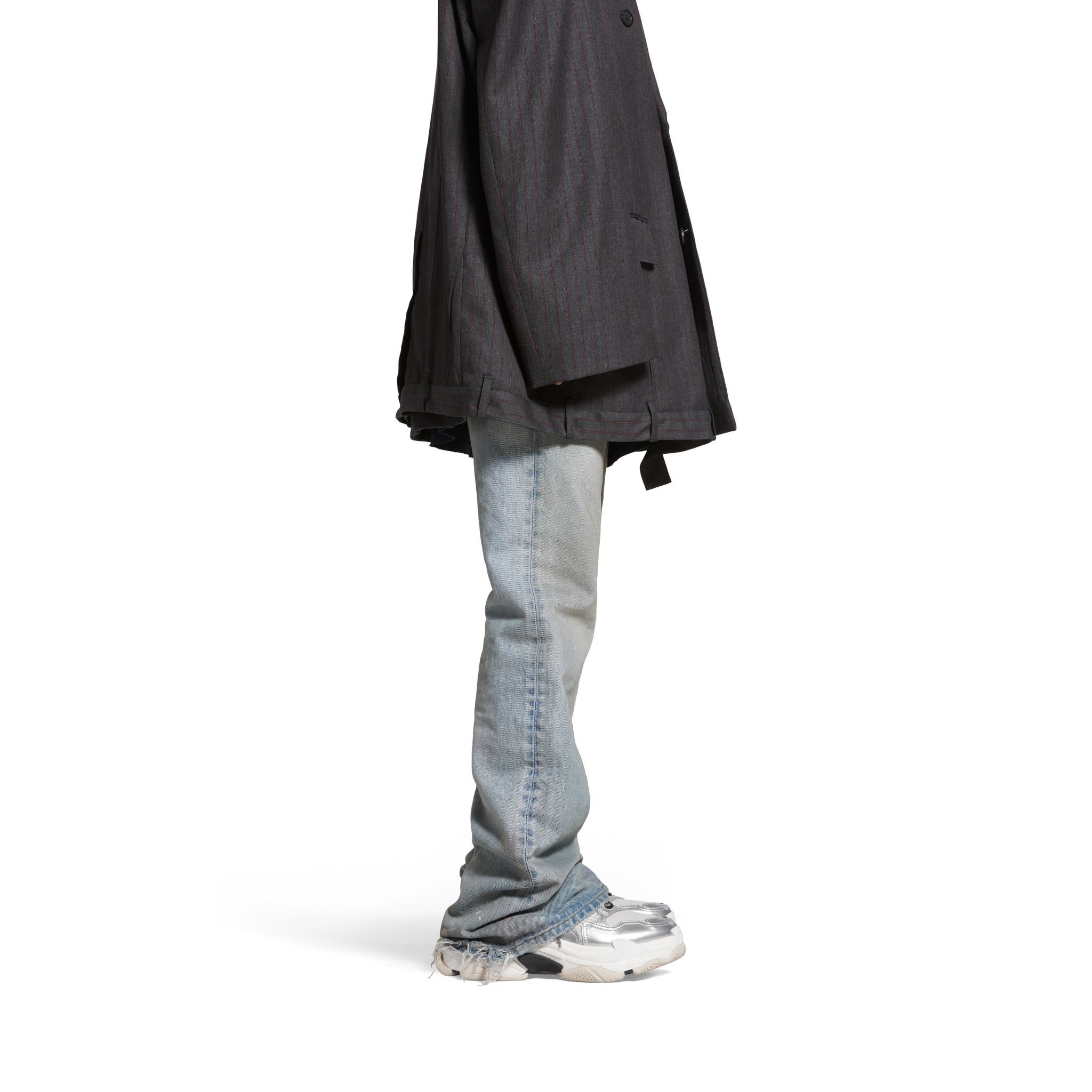  Giày Nữ Balenciaga Triple S Trainers 'Silver' 