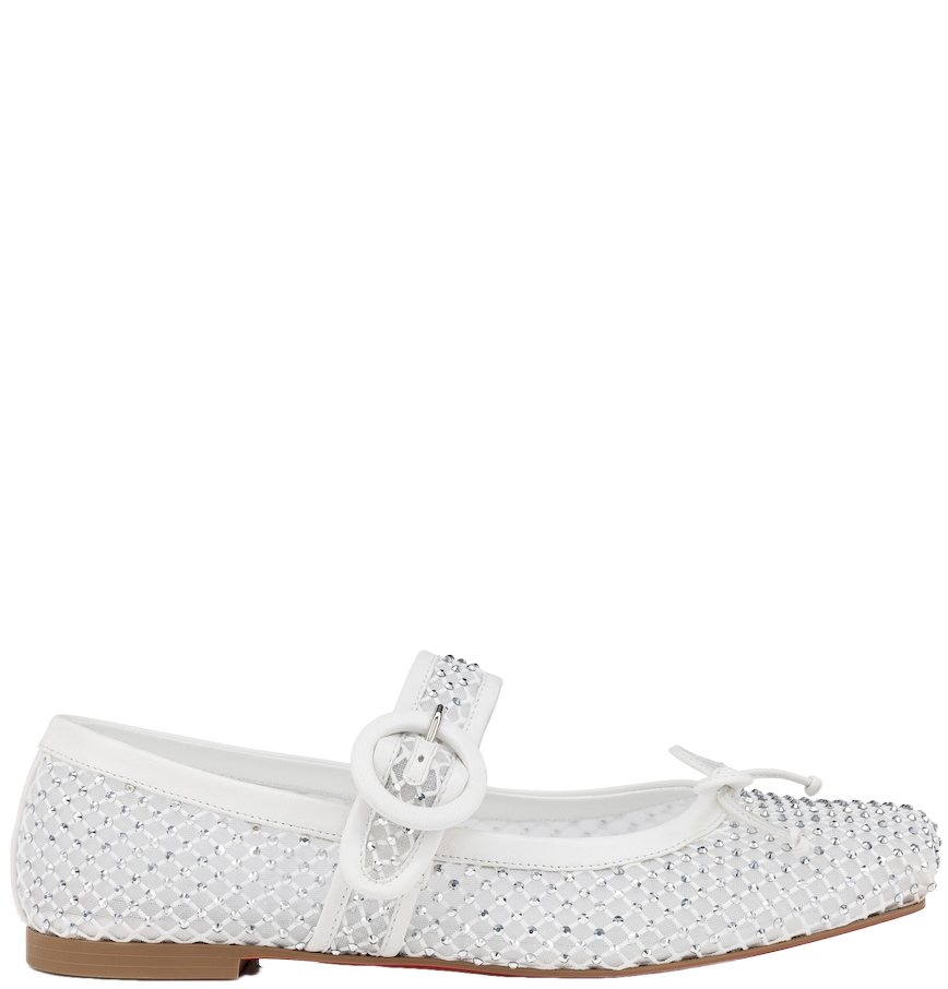  Giày Nữ Christian Louboutin Mamastrapitina 'Bianco' 