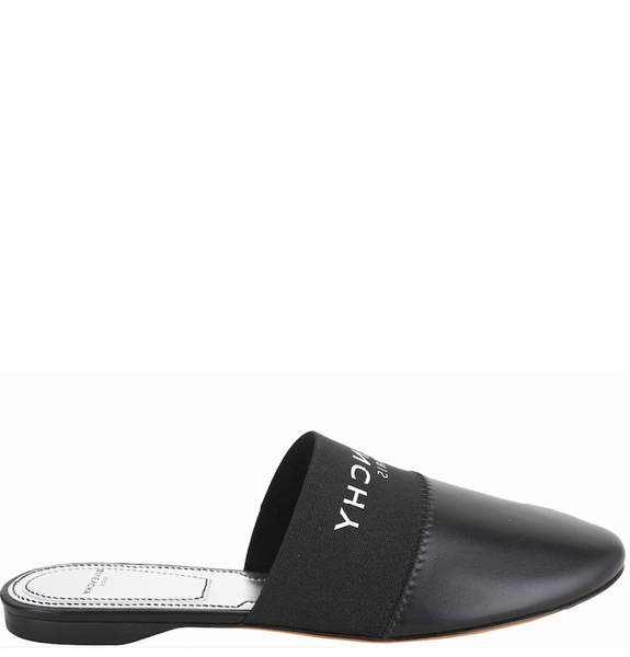  Giày Nữ Givenchy Mule Paris Flat In Leather 'Black' 