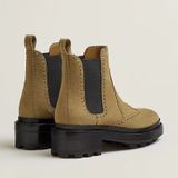  Giày Nữ Hermes Findlay Ankle Boot 'Beige Gobi' 