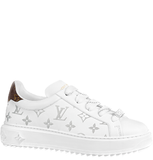  Giày Nữ Louis Vuitton Time Out Trainers 'White Silver' 