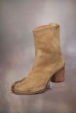  Giày Nữ Maison Margiela Tabi Boot 'Beige' 