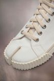  Giày Nữ Maison Margiela Tabi High 'White' 