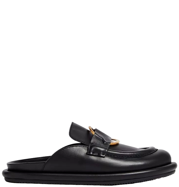  Giày Nữ Moncler Bell Leather Mules 'Black' 