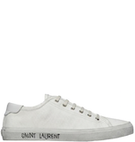  Giày Nữ Saint Laurent Malibu Sneakers 'White' 