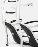  Giày Nữ Versace Pin Point Sandals 'White' 