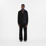  Khăn Burberry Reversible Check Cashmere Scarf 'Navy' 