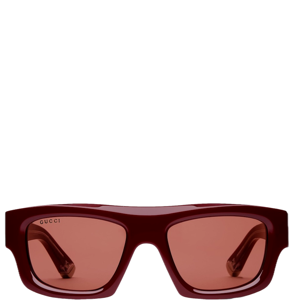 Kính Gucci Rectangular Frame Sunglasses 'Red' 