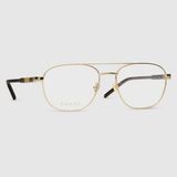  Kính Gucci Rectangular Optical Frame 'Gold' 