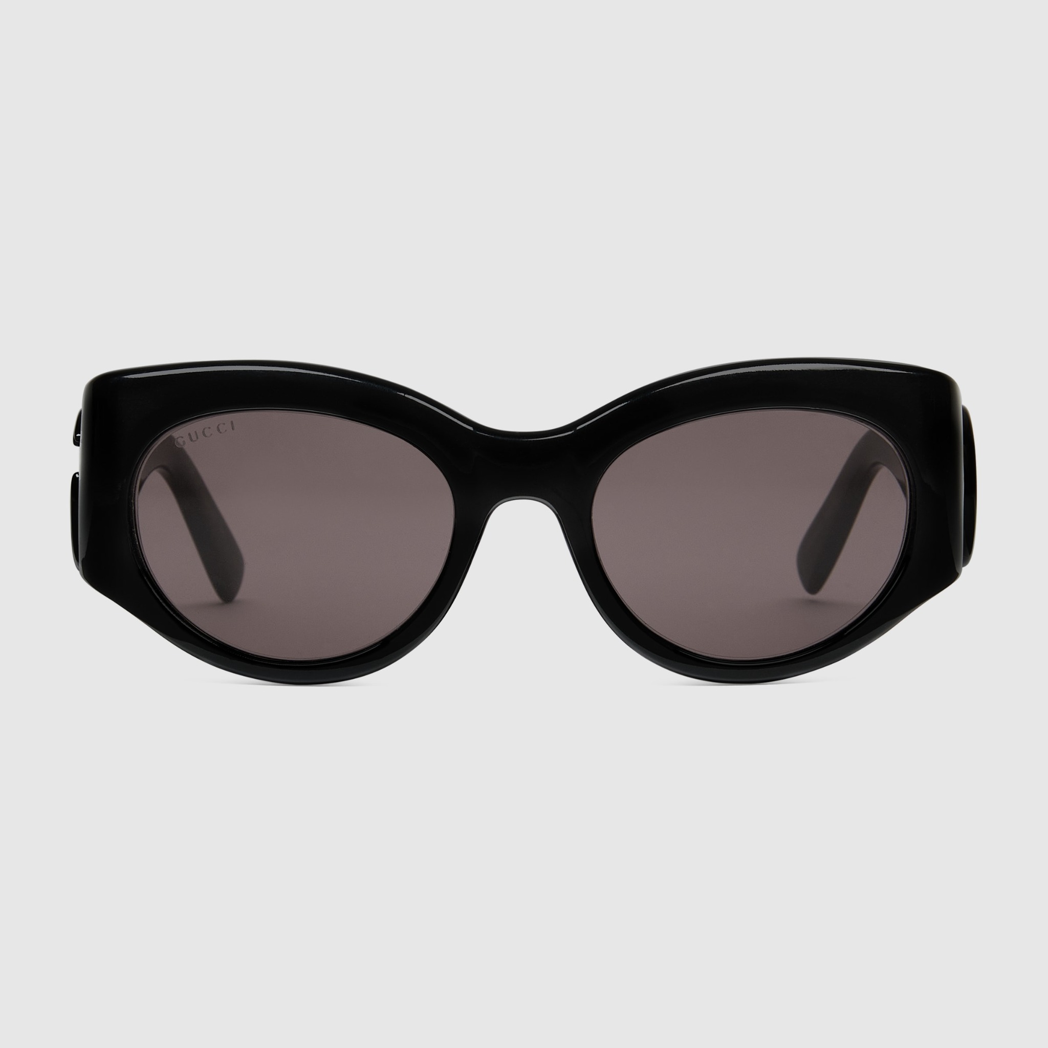 Gucci oval frame sunglasses NWT. Black. Oval Frame Sunglasses Gucci Round Oval Sunglasses GUCCI  main image 2