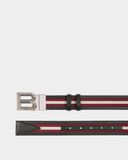  Thắt Lưng Nam Bally B Bold 35mm Reversible Belt 'Red' 