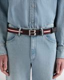  Thắt Lưng Nam Bally B Bold 35mm Reversible Belt 'Red' 