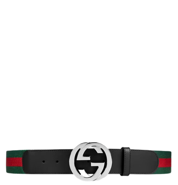 Thắt Lưng Nam Gucci Interlocking Belt 'Black' 