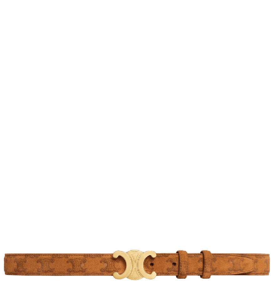  Thắt Lưng Nữ Celine Medium Triomphe Belt 'Pecan' 