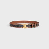  Thắt Lưng Nữ Celine Medium Triomphe Belt 'Tan' 