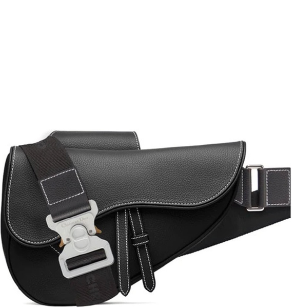  Túi Nam Dior Saddle Grained Calfskin 'Black' 