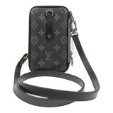  Túi Nam Louis Vuitton Double Pochette Téléphone 'Grey' 