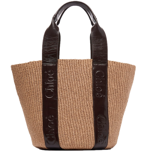  Túi Nữ Chloe Large Woody Tote Bag 'Kohl Brown' 