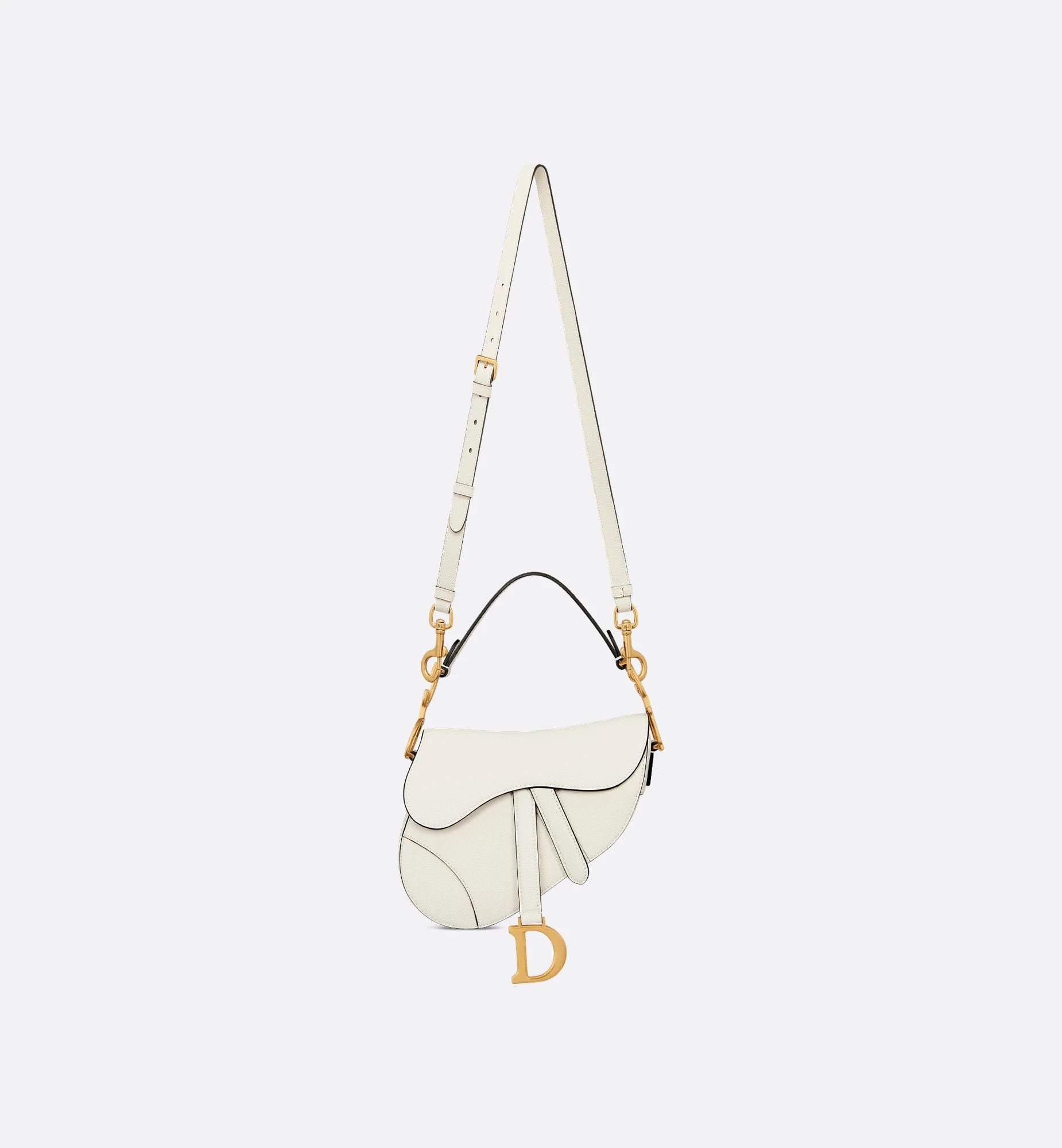  Túi Nữ Dior Mini Saddle Bag With Strap 'Latte' 