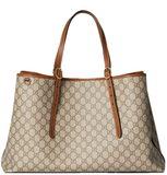  Túi Nữ Gucci GG Emblem Large Tote Bag 'Beige' 