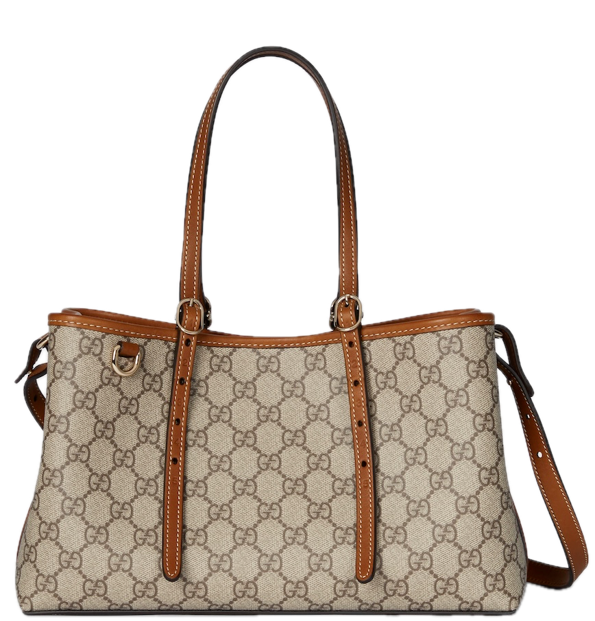  Túi Nữ Gucci GG Emblem Small Tote Bag 'Beige' 