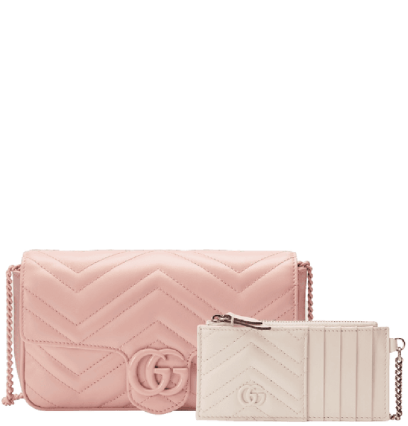 Túi Nữ Gucci GG Marmont Super Mini Bag 'Pink' 