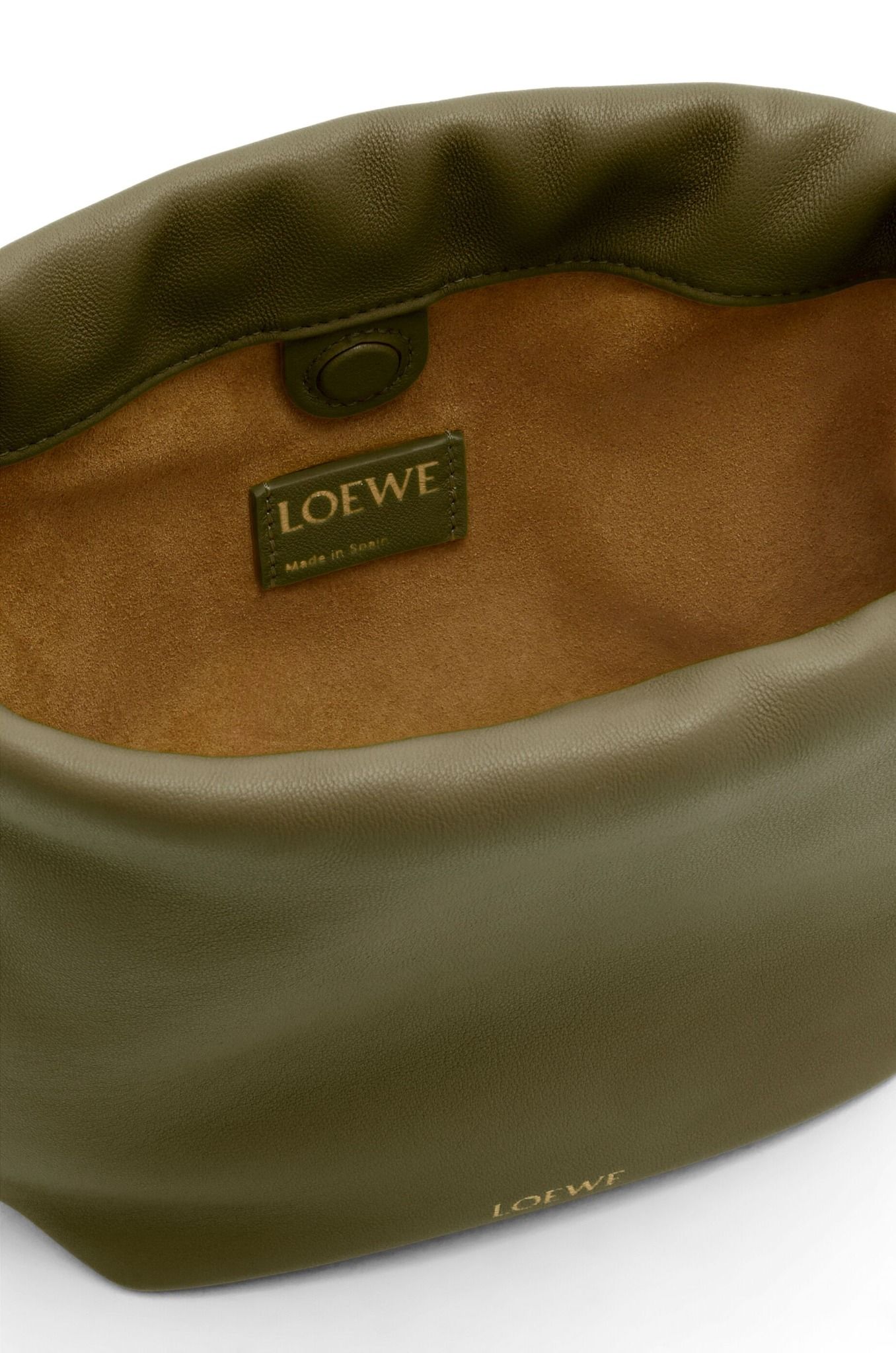  Túi Nữ Loewe Mini Flamenco Purse Bag 'Khaki Green' 