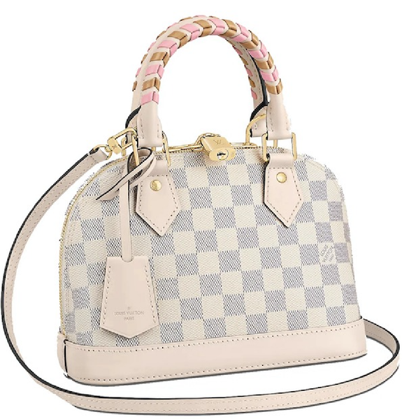  Túi Nữ Louis Vuitton Alma BB Damier Azur Canvas 'Pink' 